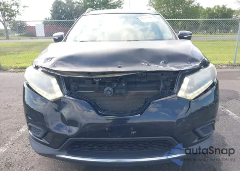 2015 Nissan Rogue Sv из США, поврежденный, VIN 5N1AT2MV5FC809221